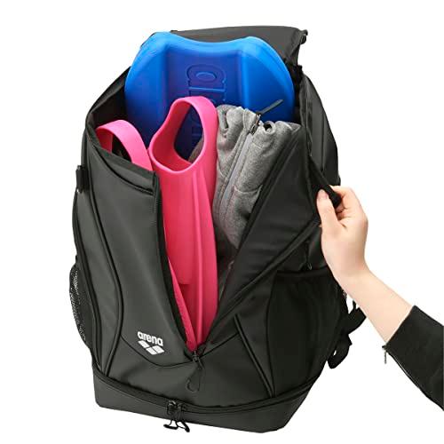 arena(アリーナ) バックパック男女兼用 フリーサイズ はっ水 メッシュポケット付きスタイリッシュチームAEAVJA01 アリーナ（arena） バックパック男女兼用 フリーサイズ はっ水