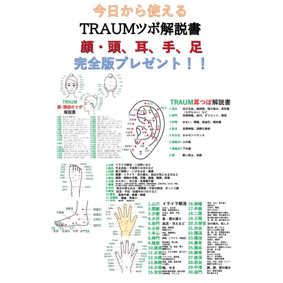 マグレインファイブ 75枚入り枚入り 金粒 阪村研究所 TRAUMツボ解説