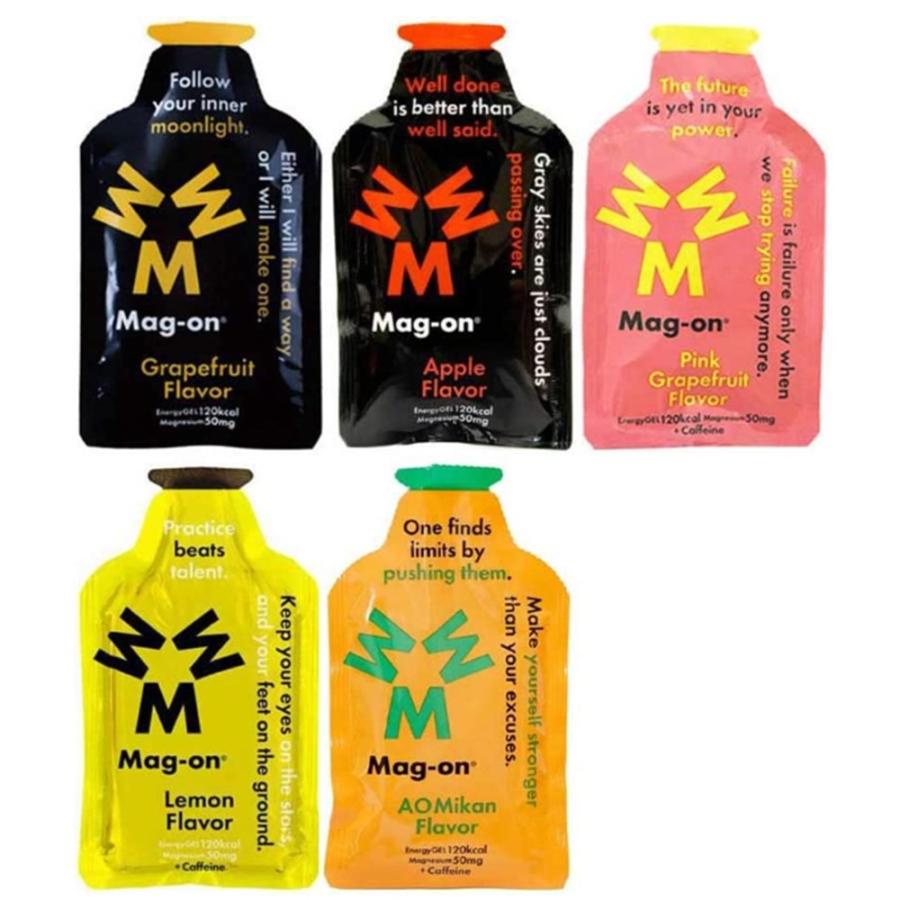 Mag-on（マグオン） エナジージェル お試し 各フレーバー1 計5個セット