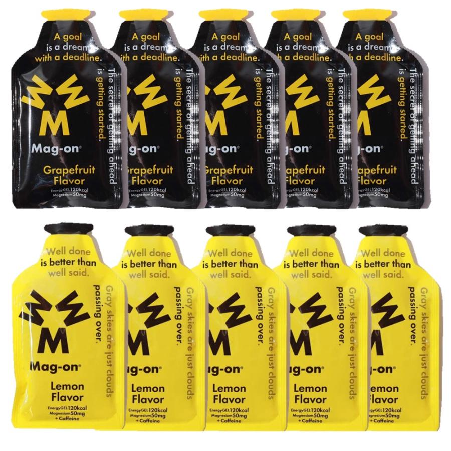 Mag-on（マグオン） エナジージェル グレープフルーツ5個 新味レモン5