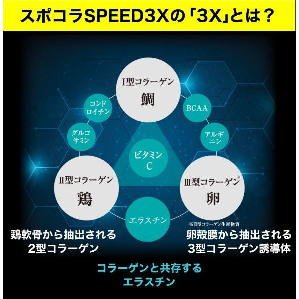 SPOCOLLA スポコラ SPEED 3X スピード スリーエックス ファイバープロテイン ソフトゼリータイプ (31包入り)｜traum｜04