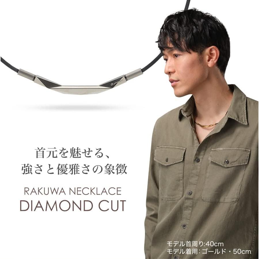 phiten(ファイテン) ネックレス RAKUWAネック ダイヤモンドカット