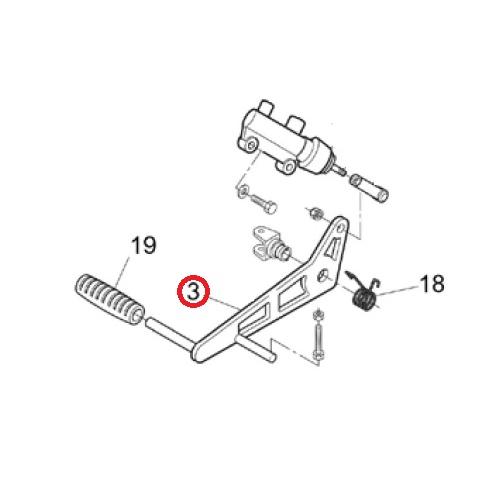 ページ2 aprilia RS250 95-03年 純正ブレーキペダル AP8135516 : 輸入