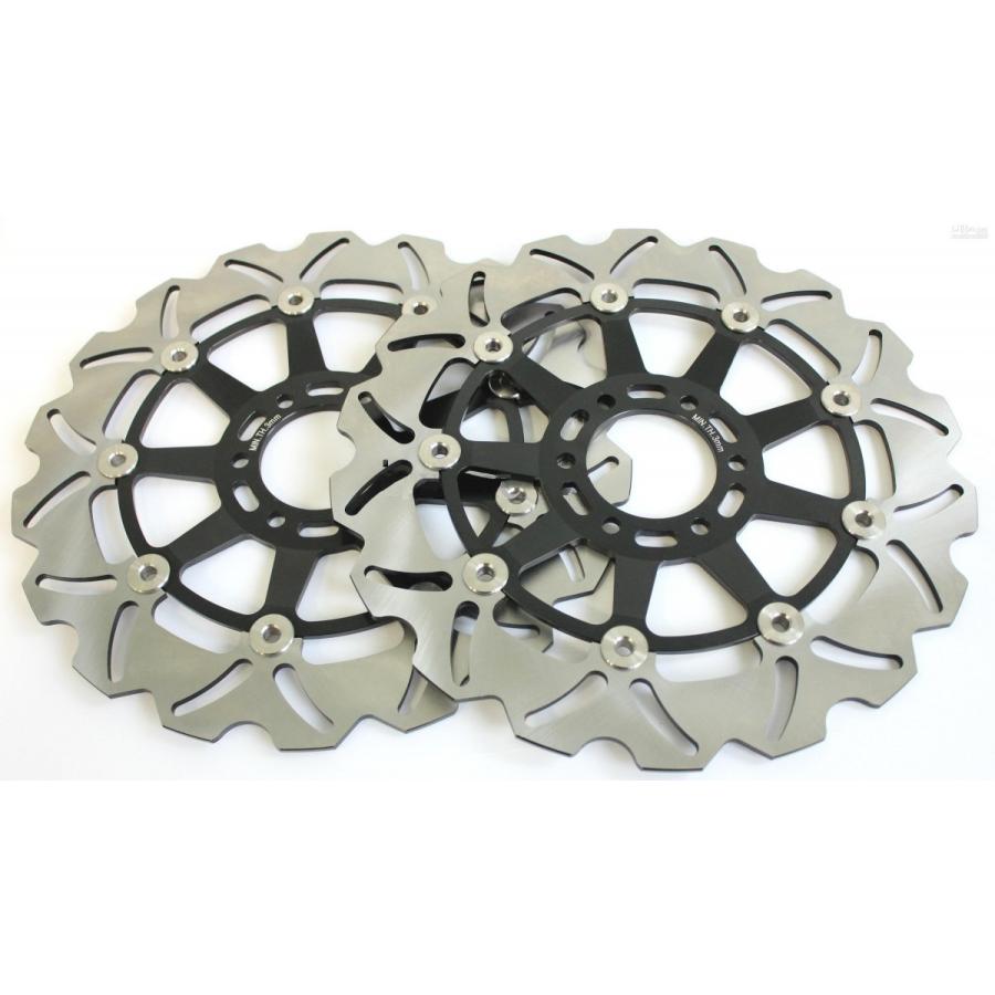 aprilia RS250 フロントウェーブブレーキローター 左右セット : 輸入