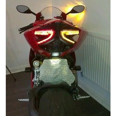 BMW DUCATI 899/1199/1299 LEDウインカー内臓テールライト スモーク