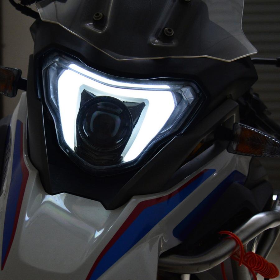  G310R エンブレムライト ワンオフ BMW G310R 18-年 カスタムヘッドライトキット FullLED : 輸入パーツ