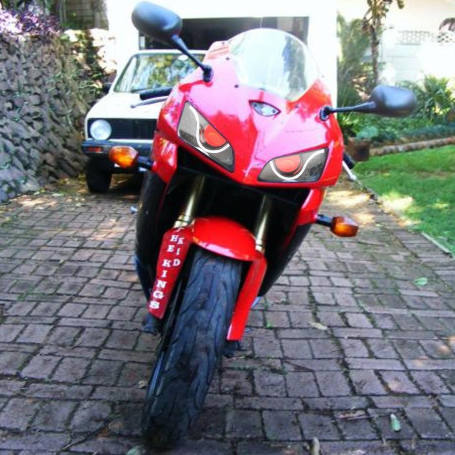 『新品・未使用』CBR600R  ’06モデル ヘッドライト＆ミラー HONDA CBR600RR 03-06年 カスタムヘッドライトキット V2 : 輸入パーツ