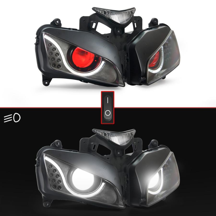 HONDA CBR1000RR 04-07年 カスタムヘッドライトキット V2 : 輸入