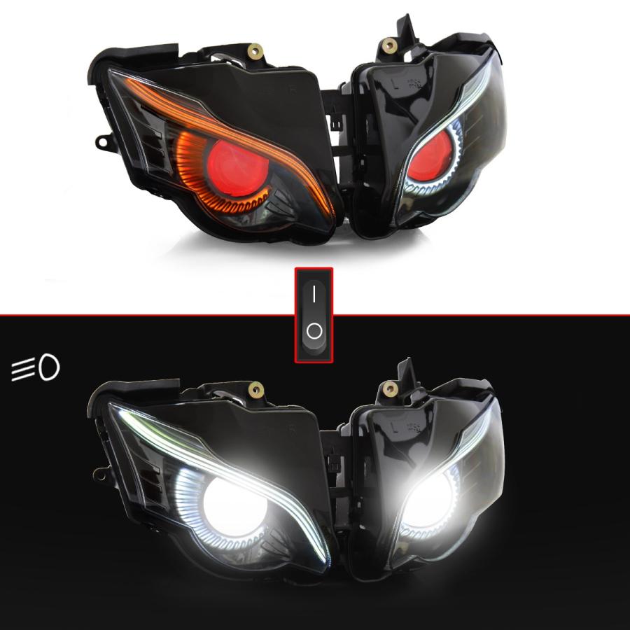 HONDA CBR1000RR 08-11年 カスタムヘッドライトキット V2 : 輸入