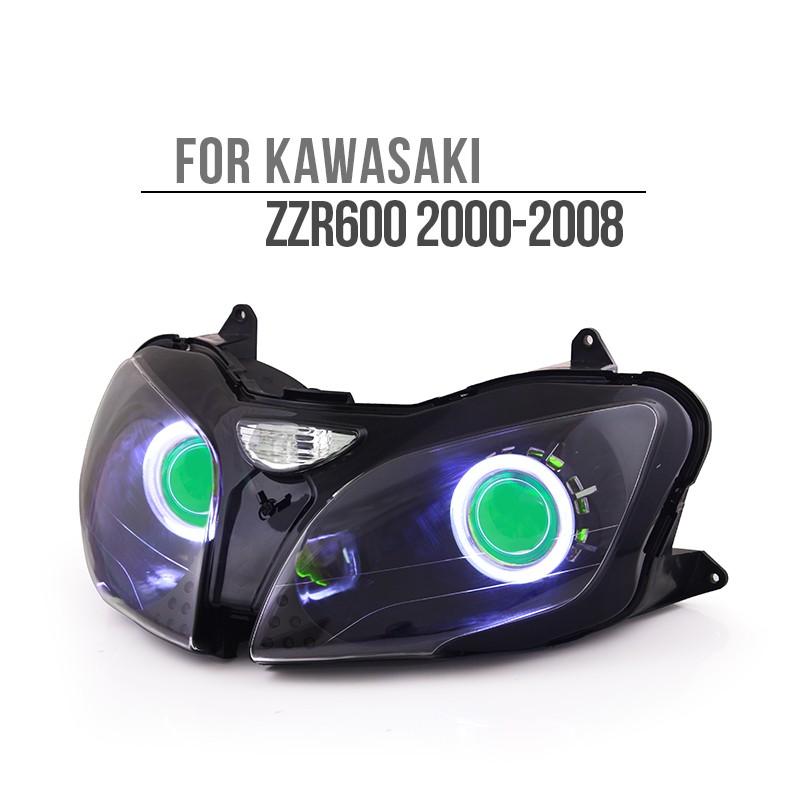 Kawasaki ZZR600 00-08年 カスタムヘッドライトキット : 輸入 Kawasaki ZZR600 00-08年 カスタムヘッドライトキット : 輸入