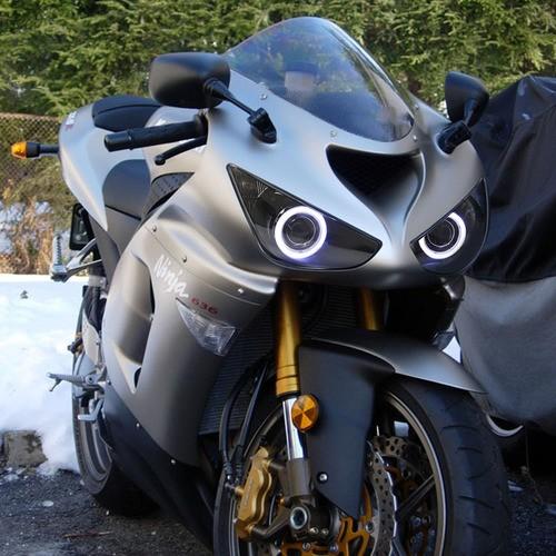 Kawasaki ZX-6R 05-06年 カスタムヘッドライトキット : 輸入 Kawasaki ZX-6R 05-06年 カスタムヘッドライトキット : 輸入