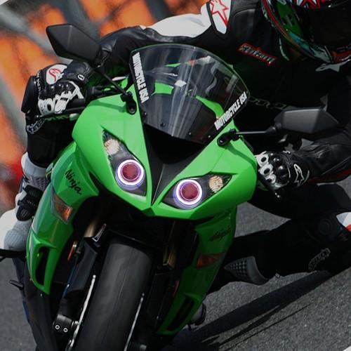 Kawasaki ZX-10R 08-10年 カスタムヘッドライトキット : 輸入 Kawasaki ZX-10R 08-10年 カスタムヘッドライトキット : 輸入