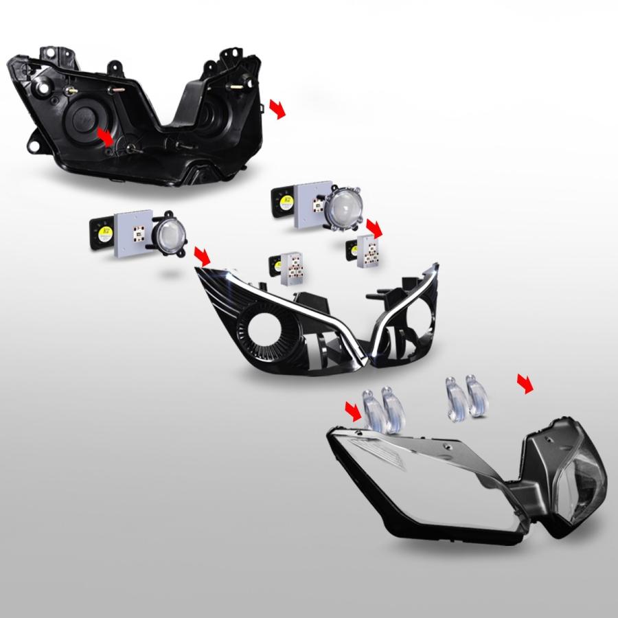 Kawasaki Ninja 300 13-17年 Full LED カスタムヘッドライトキット