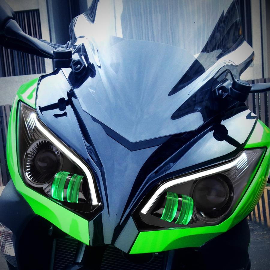 Kawasaki Ninja 250 13-17年 Full LED カスタムヘッドライト Kawasaki Ninja 250 13-17年 Full LED カスタムヘッドライト