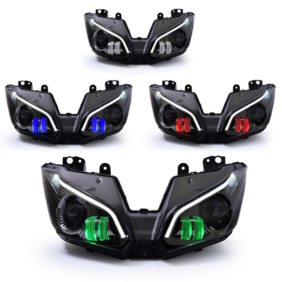 Kawasaki Ninja 250 13-17年 Full LED カスタムヘッドライト Kawasaki Ninja 250 13-17年 Full LED カスタムヘッドライト
