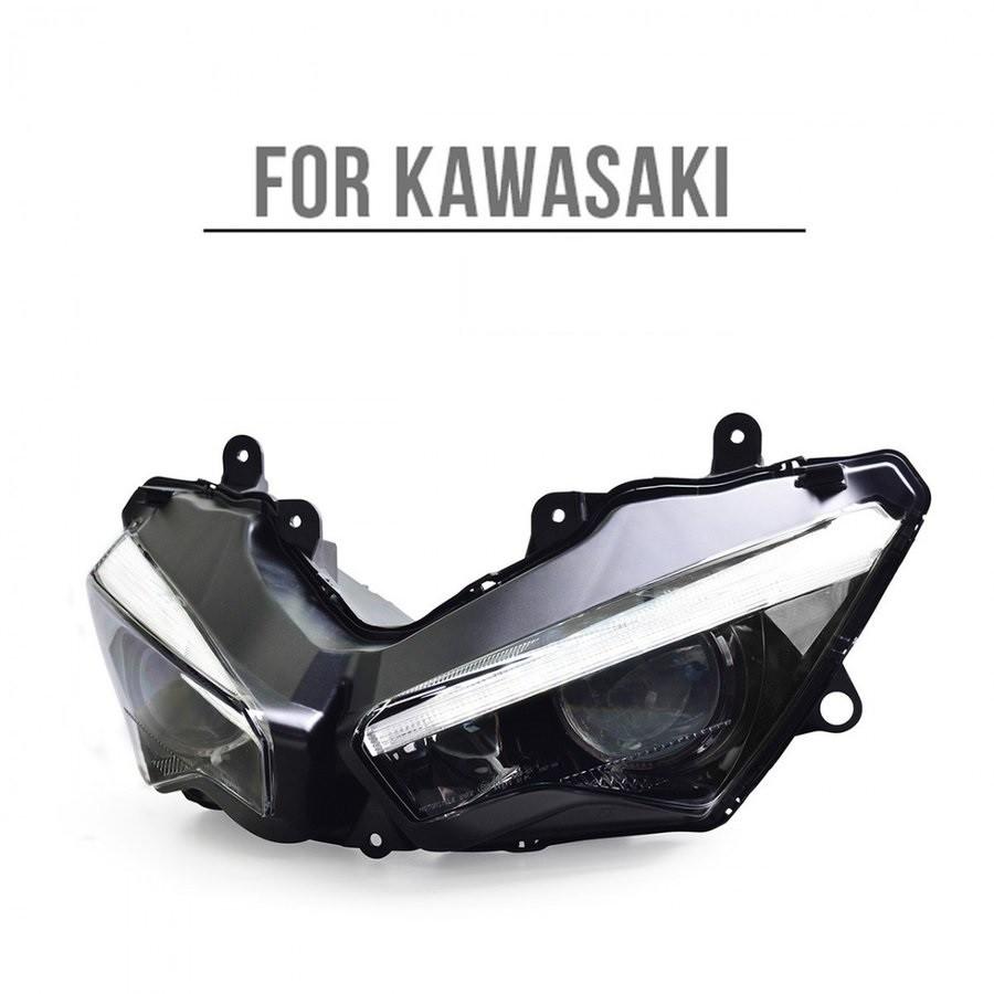 LEDヘッドライト 用 カワサキ ZX6R ZX-6R 忍者 300 400 650 1000 LEDヘッドライト 用 カワサキ ZX6R ZX-6R 忍者 300 400 650 1000