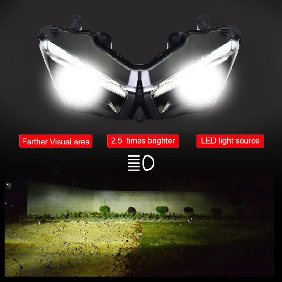 Kawasaki Ninja ZX-25R 20年以降 カスタムヘッドライト Full LED｜traumauto｜06