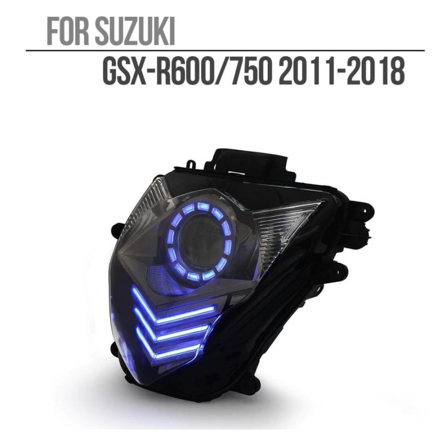 SUZUKI 有名なブランド GSX-R600 最大56%OFFクーポン 11-19年 カスタムヘッドライトキット LED