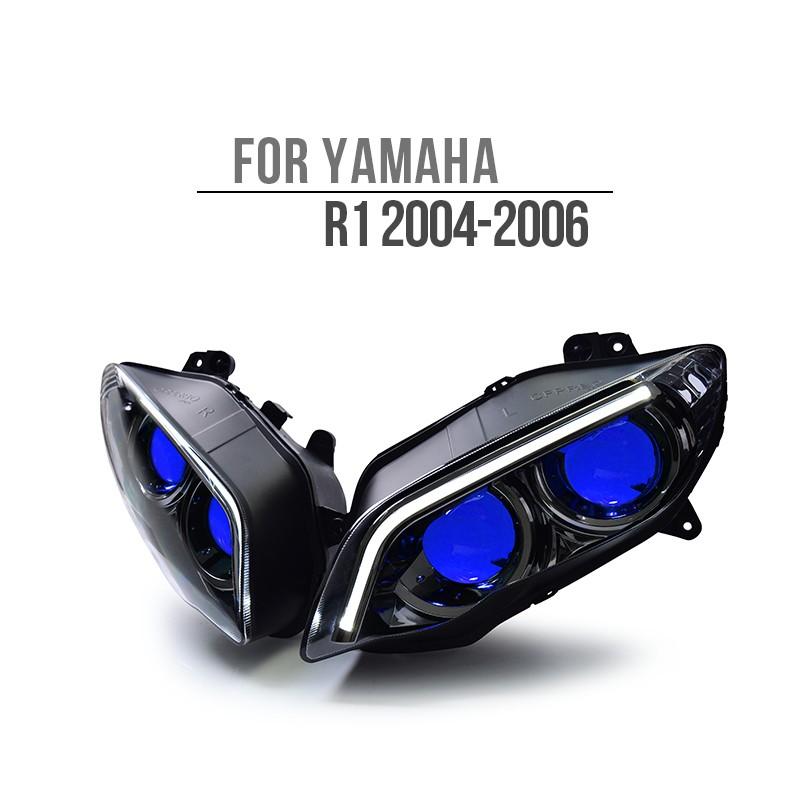 YAMAHA YZF-R1 04-06年 カスタムヘッドライトキット V2 : 輸入 YAMAHA YZF-R1 04-06年 カスタムヘッドライトキット V2 : 輸入