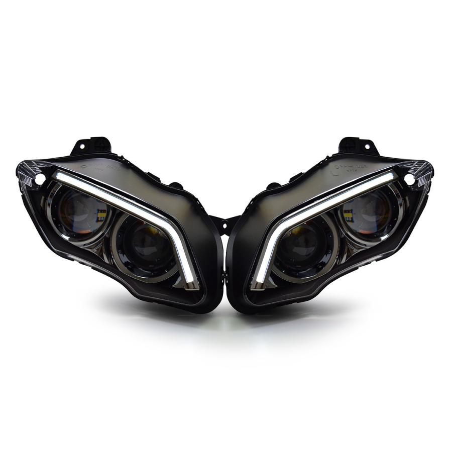 YAMAHA YZF-R1 07-08年 カスタムヘッドライトキット V2 : 輸入 YAMAHA YZF-R1 07-08年 カスタムヘッドライトキット V2 : 輸入