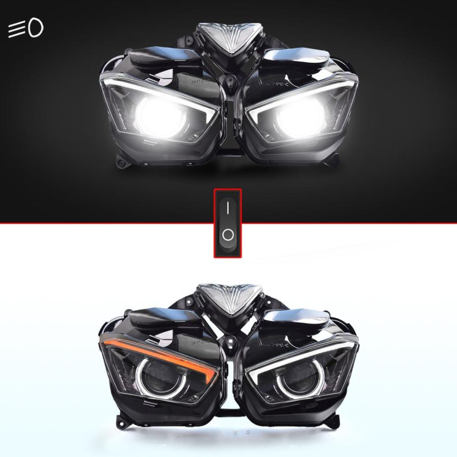 YAMAHA YZF-R25 15-18年 カスタムヘッドライトキット V2 フルLED