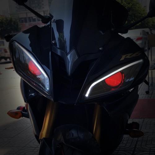 YAMAHA YZF-R6 06-07年 カスタムヘッドライトキット V3 フルLED : 輸入