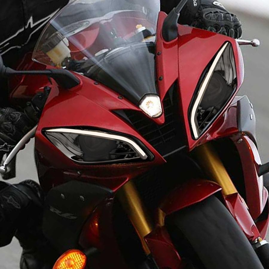 YAMAHA YZF-R6 06-07年 カスタムヘッドライトキット V3 フルLED : 輸入