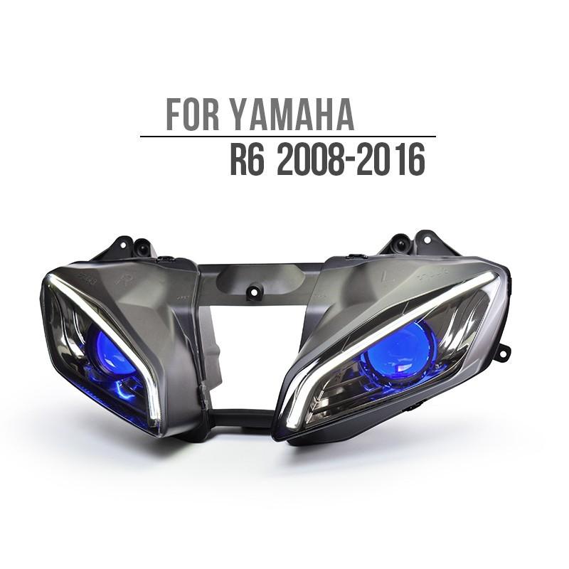 YAMAHA YZF-R6 08-16年 カスタムヘッドライトキット Full LED V3 YAMAHA YZF-R6 08-16年 カスタムヘッドライトキット Full LED V3