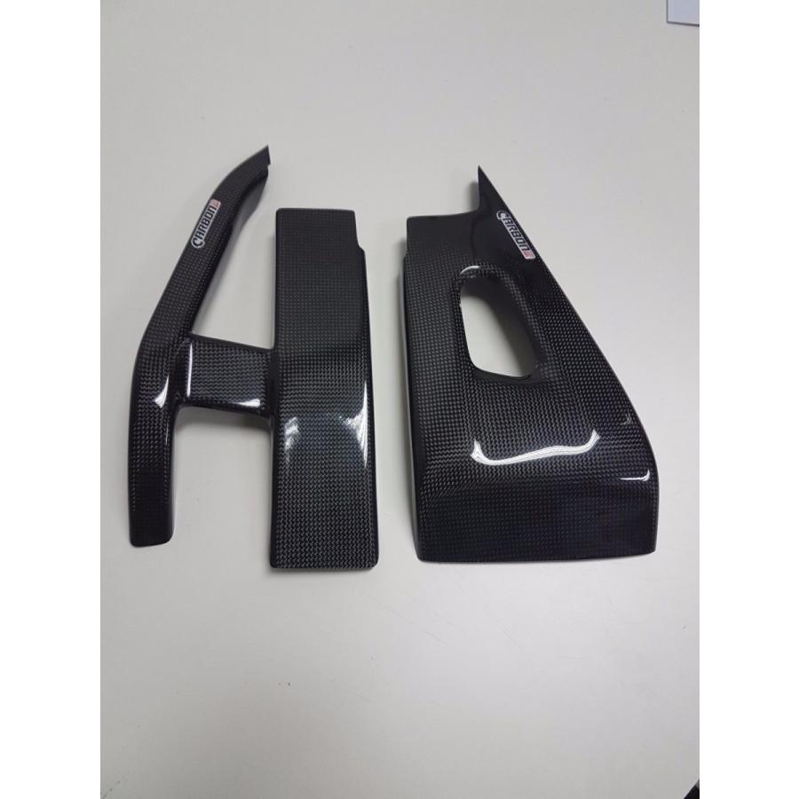 CBR600RR PC37前期用カーボンスイングアームカバー（左右） HONDA CBR600RR 05-06年 カーボンスイングアームカバー左右セット