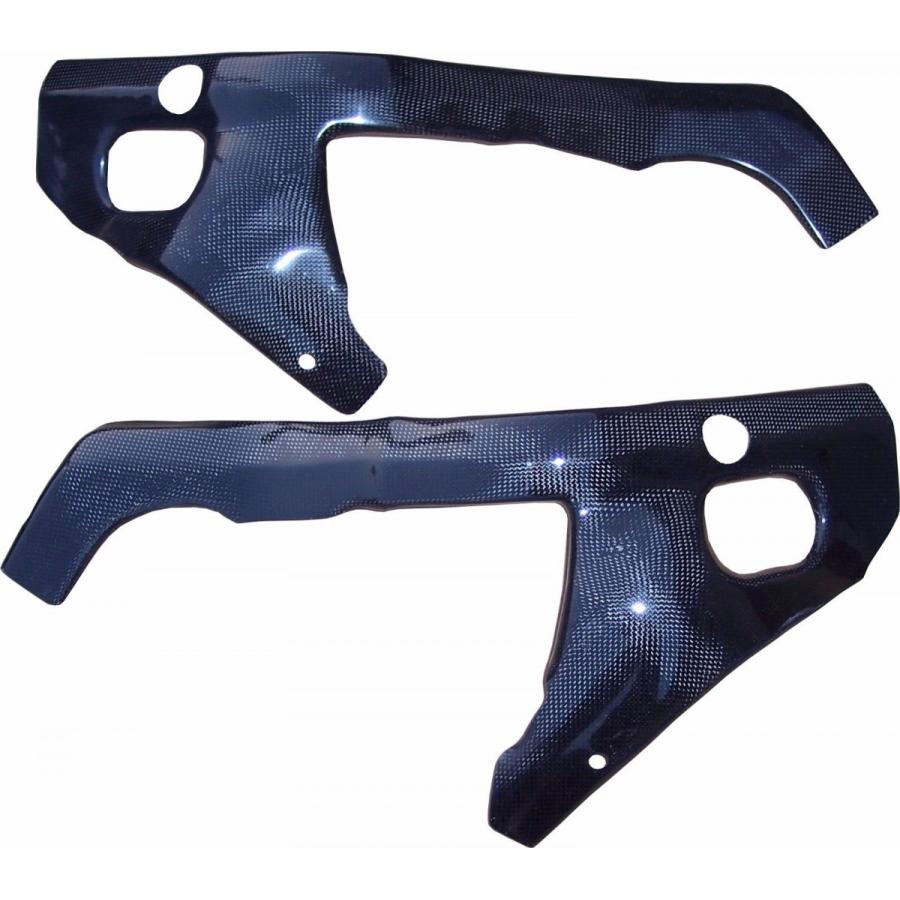 CBR600RR カーボンフレームカバーパネル HONDA CBR600RR 05-06年 カーボンフレームカバー 左右セット : 輸入