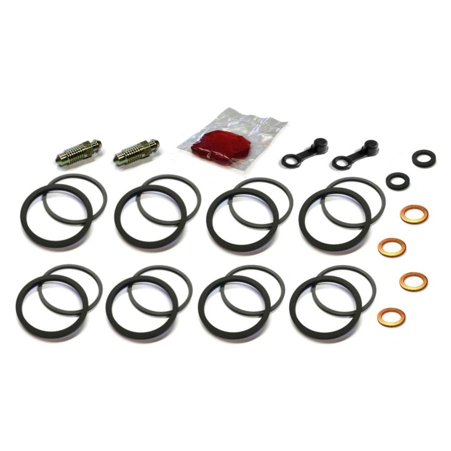 akijude　6個セット NR3]Kawasaki ZX-6R 07-08年 フロントブレーキキャリパー シール