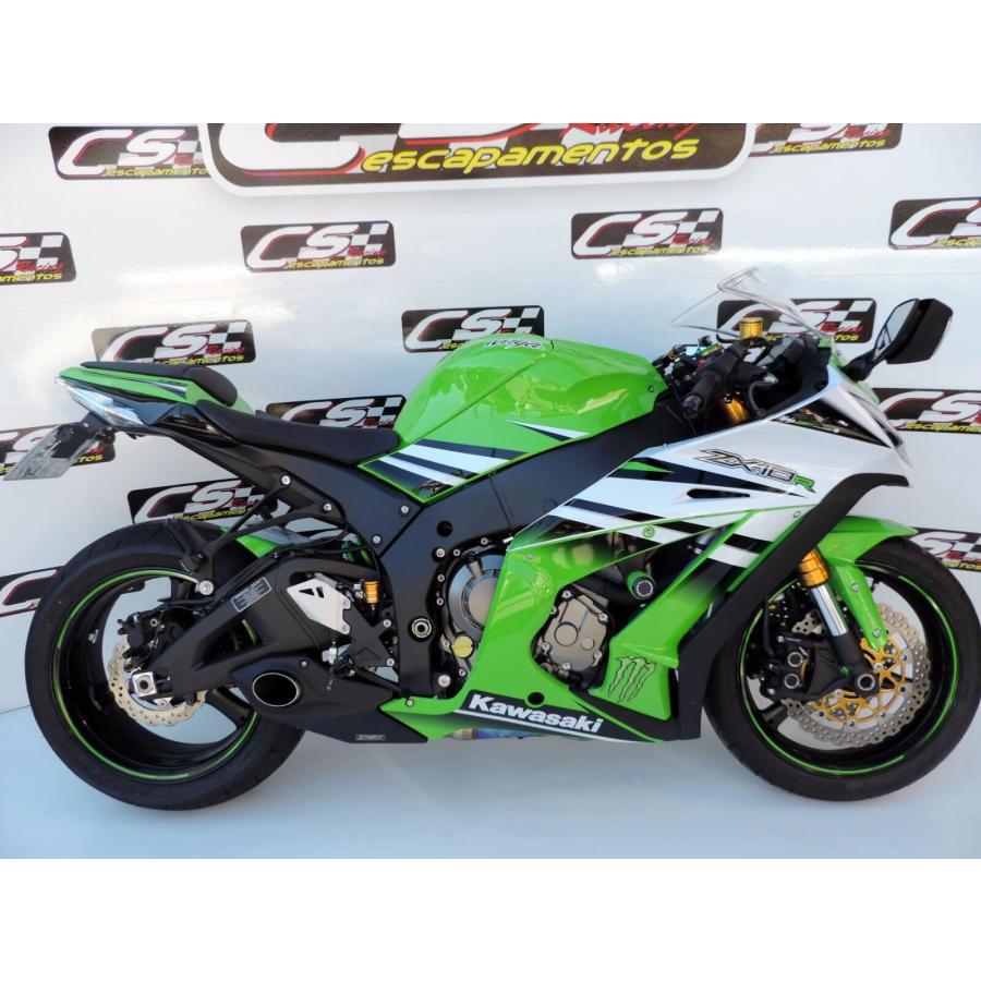 Kawasaki ZX-10R 11-15年 CS Racing テイラーメイドスタイル スリップオンマフラー｜traumauto｜02