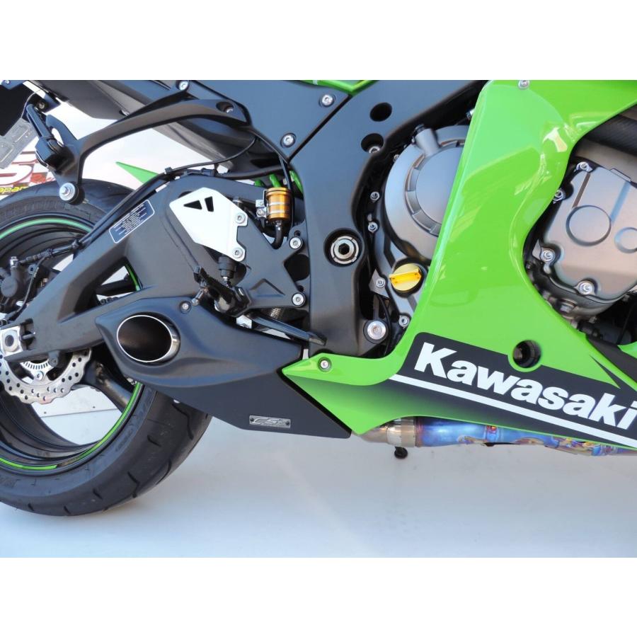 Kawasaki ZX-10R 11-15年 CS Racing テイラーメイドスタイル スリップオンマフラー｜traumauto｜03