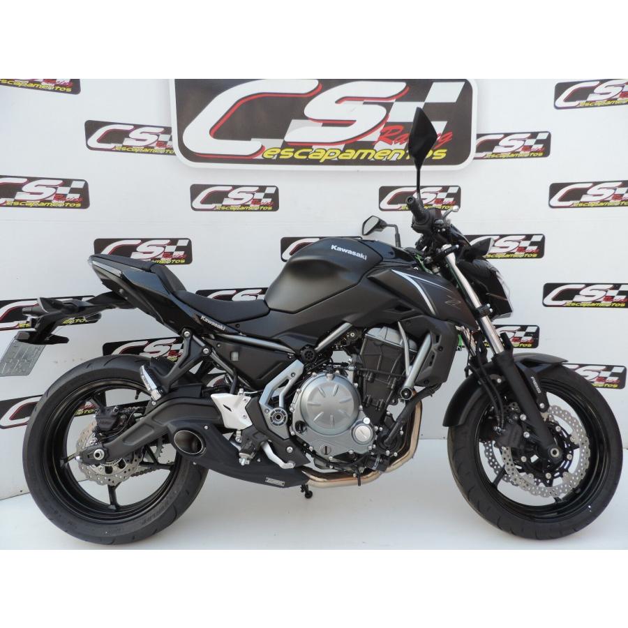 Kawasaki Z650 17-23年 CS Racing テイラーメイドスタイル スリップオンマフラーの画像