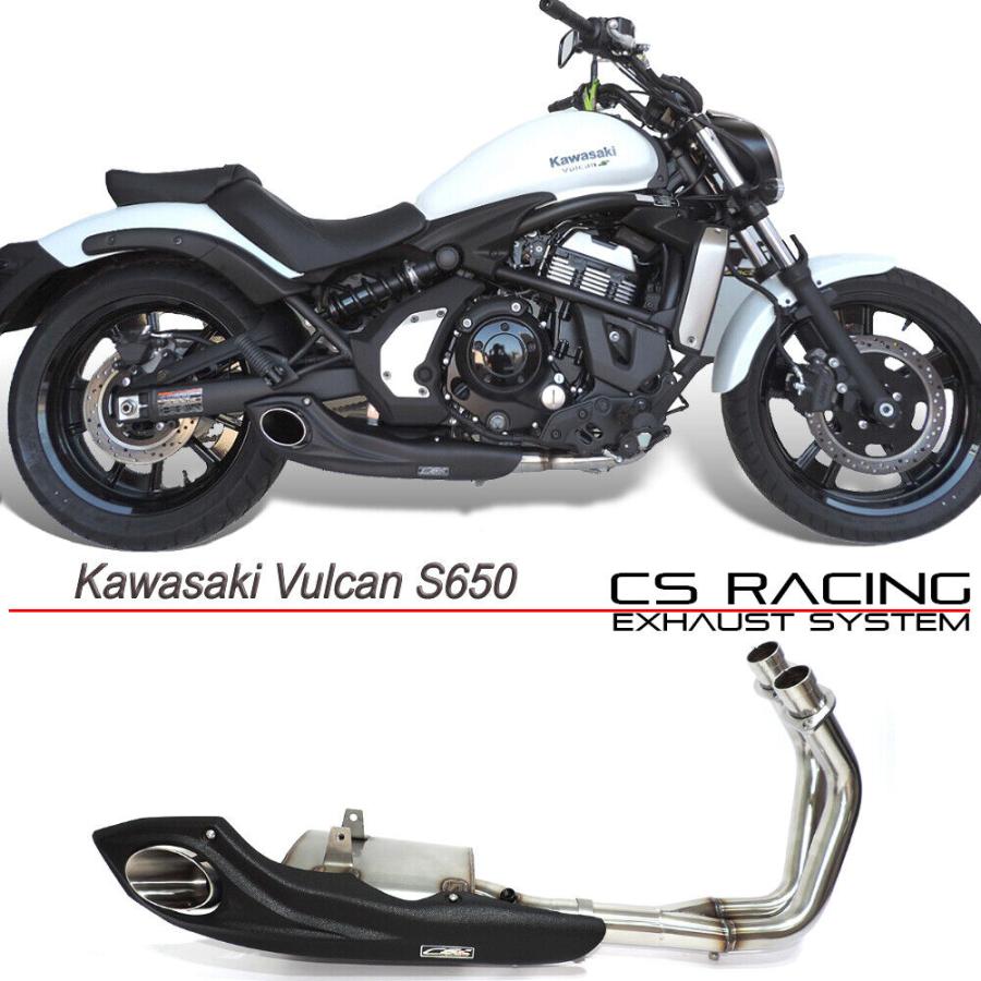 バルカンS(Vulcan S)EN650/DELKEVIC フルエキマフラー Full System to fit Vulcan S EN650 (2015-2021) with Slash Cut