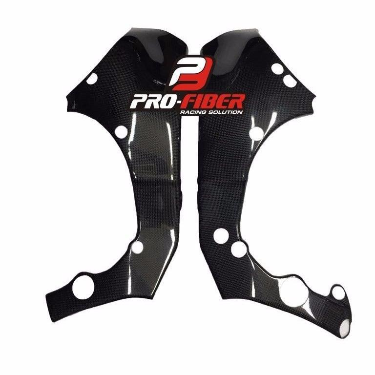Kawasaki ZX-10R 16-18年 カーボンフレームカバー 左右セット : 輸入