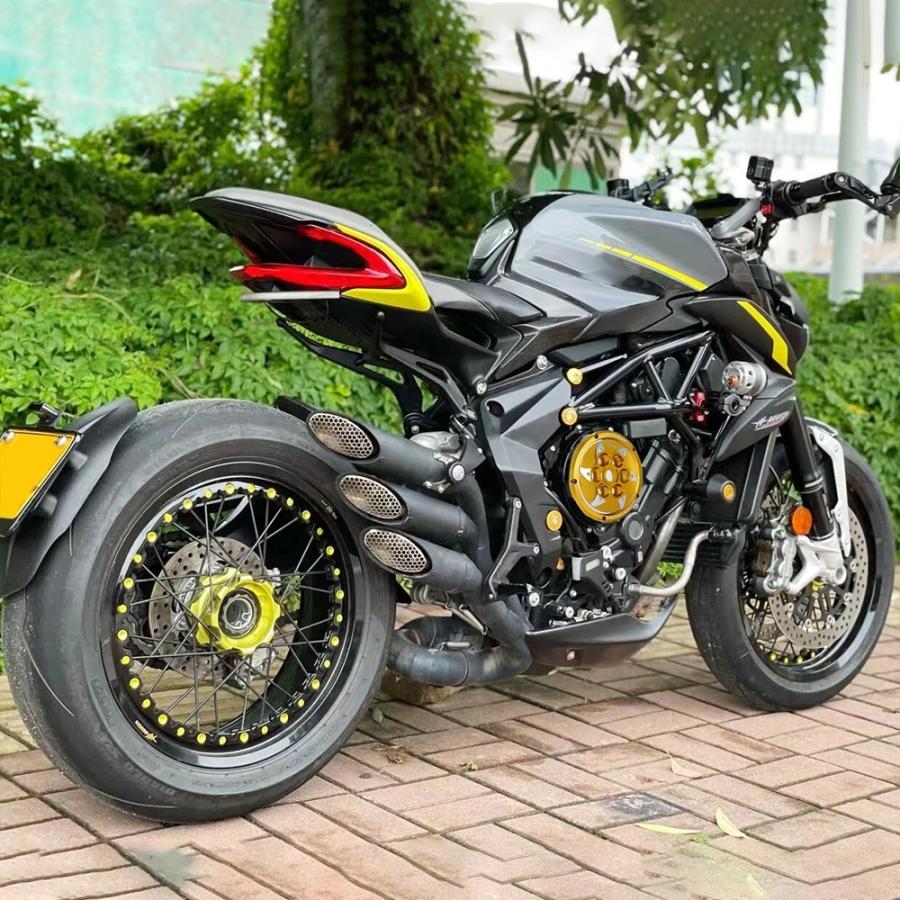 MV AGUSTA Brutale800/Dragster800 17-20年 レーシングクリアクラッチカバーキット｜traumauto｜02