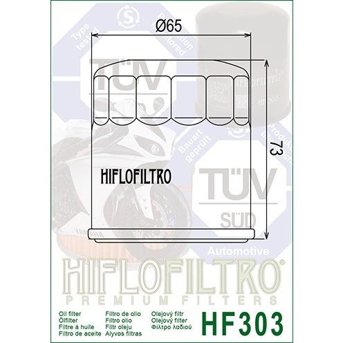 HIFLO オイルフィルターエレメント HF303 ZX-14 JHF,JJF Ninja (ZX1400