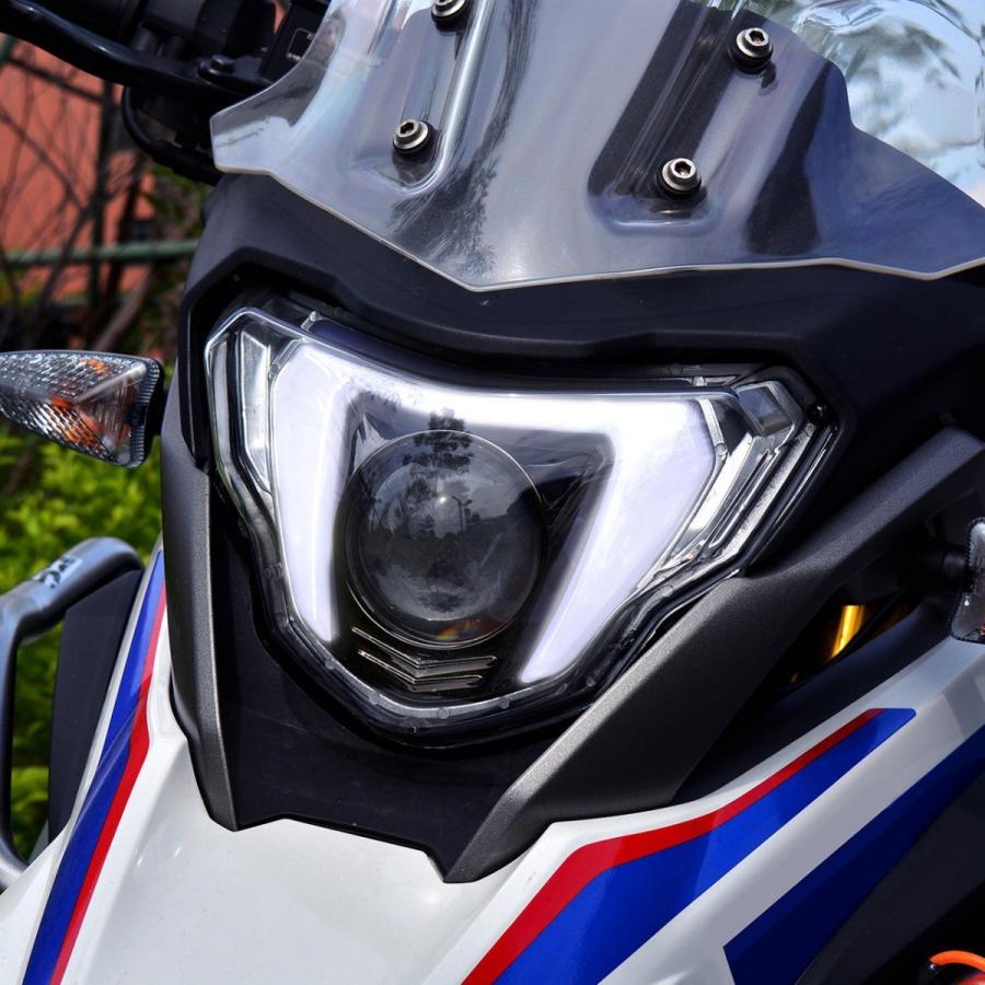  G310R エンブレムライト ワンオフ 現品限り】BMW G310R/G310GS 18-年 カスタムヘッドライトキット