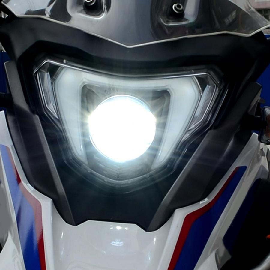  G310R エンブレムライト ワンオフ 現品限り】BMW G310R/G310GS 18-年 カスタムヘッドライトキット