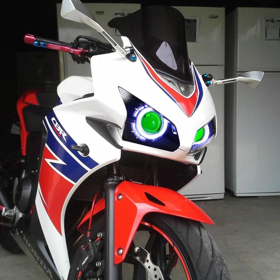 現品限り】HONDA CBR400R 13-15年 カスタムヘッドライトキット : 輸入