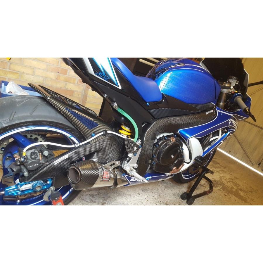 SUZUKI GSX-R600/750(K6-K8) カーボンフレームカバー左右セット : 輸入