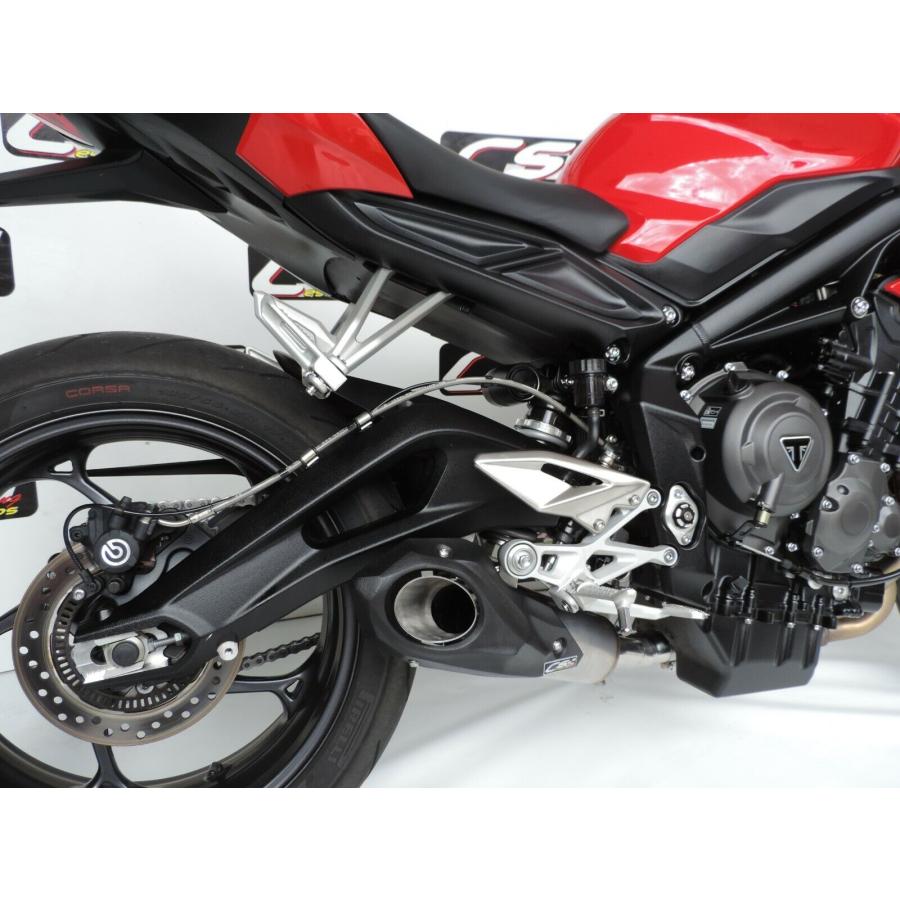 TRIUMPH STREET TRIPLE 765 R/RS/S 17-22年 CS Racing スリップオン