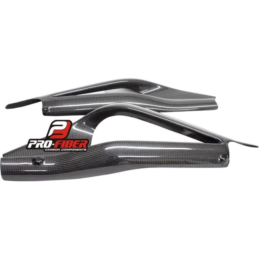 TRIUMPH DAYTONA 675R 06-12年 カーボンスイングアームカバー 左右