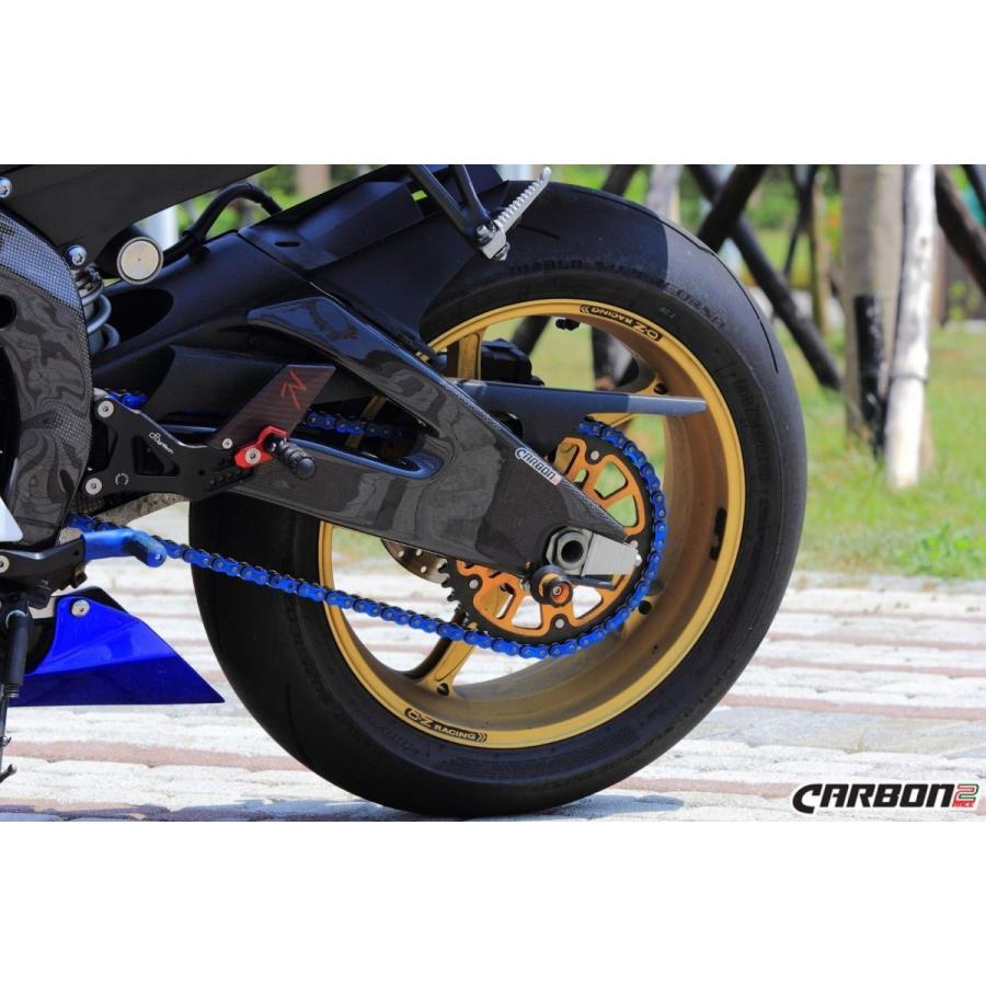 YAMAHA YZF-R6 06-16年 カーボンスイングアームカバー左右セット