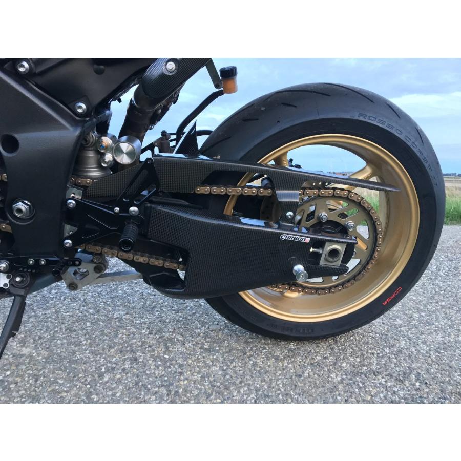 YAMAHA YZF-R1 09-14年 カーボンスイングアームカバー左右セット