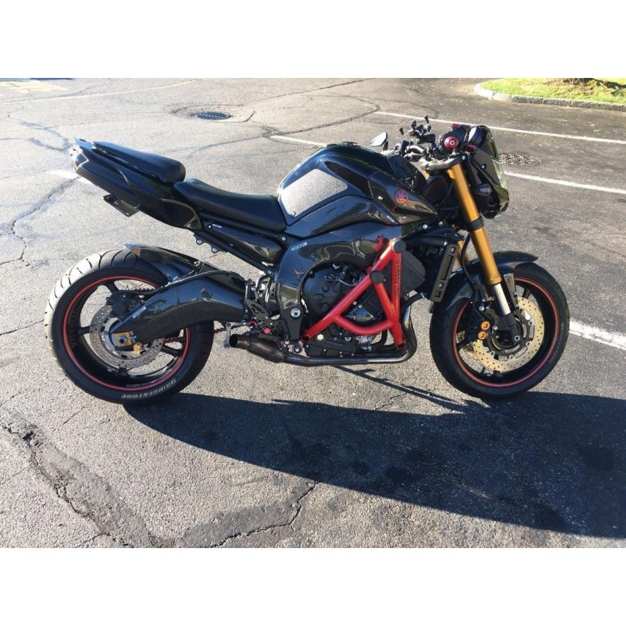 YAMAHA FZ1 06-15年 カーボンフレームカバー左右セット : 輸入パーツ
