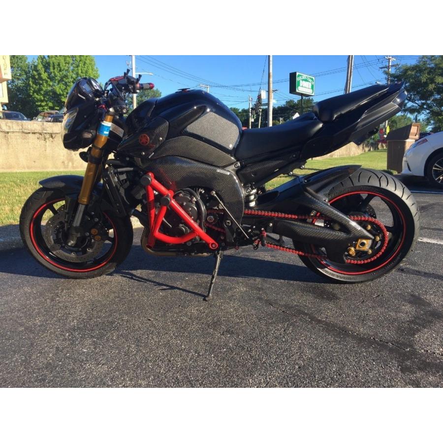 YAMAHA FZ1 06-15年 カーボンフレームカバー左右セット : 輸入パーツ