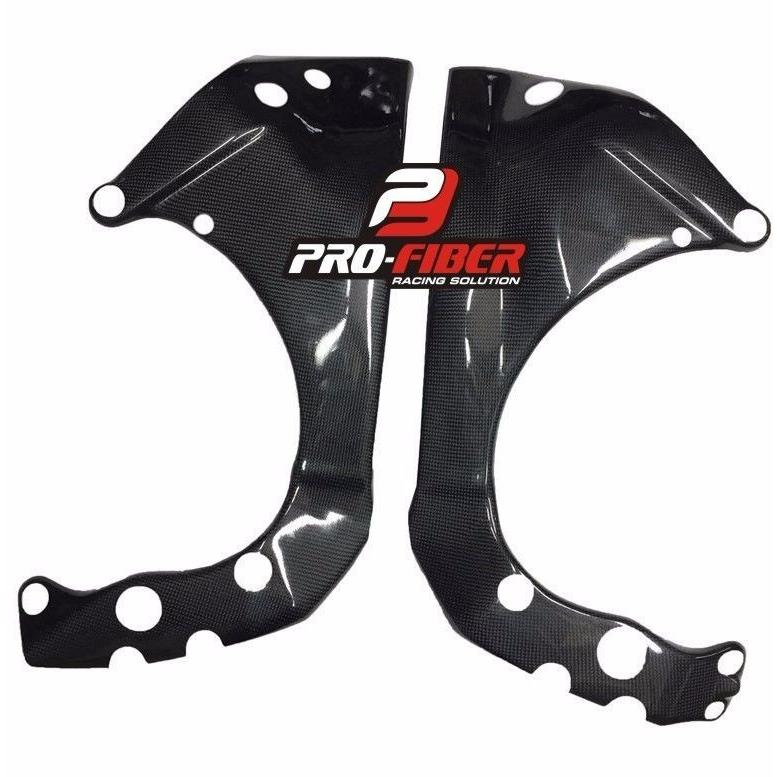 YAMAHA YZF-R1 15-18年 カーボンフレームカバー 左右セット : 輸入