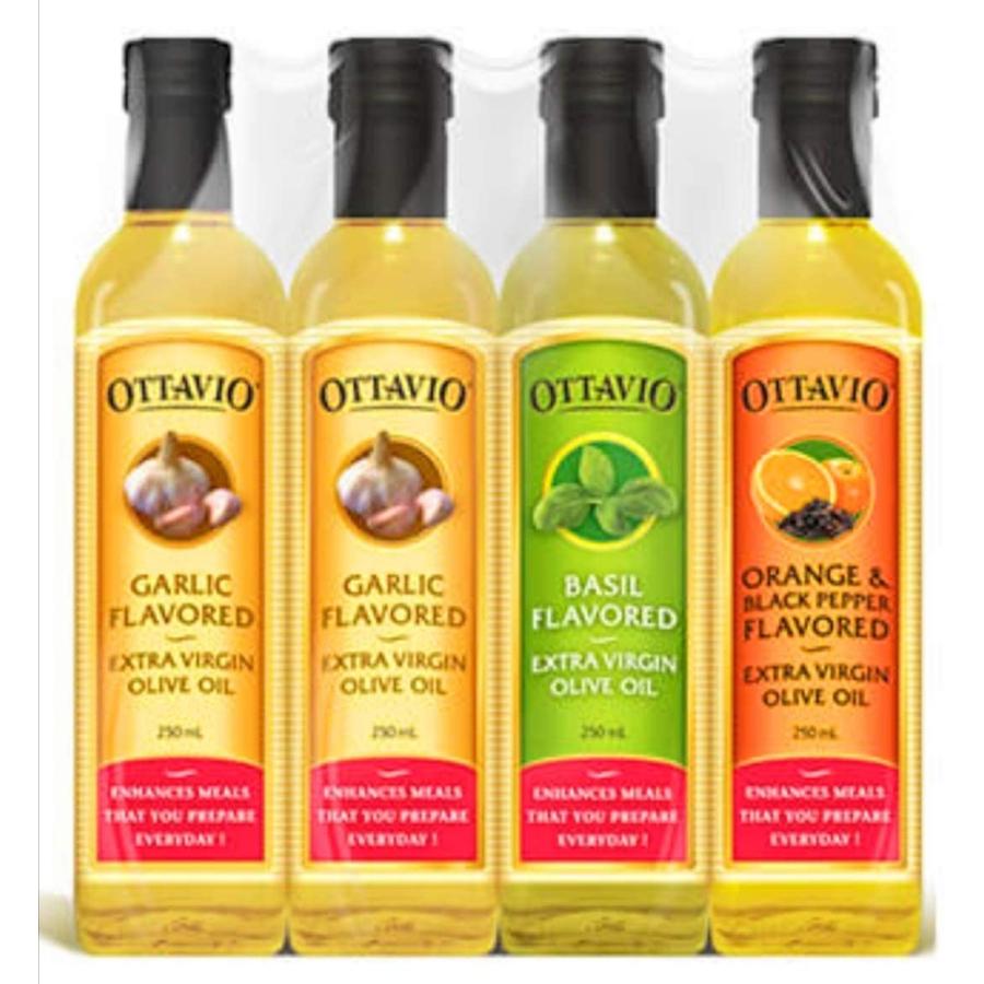 オッタビオ フレーバー エクストラバージン オリーブオイル 232 g X 4